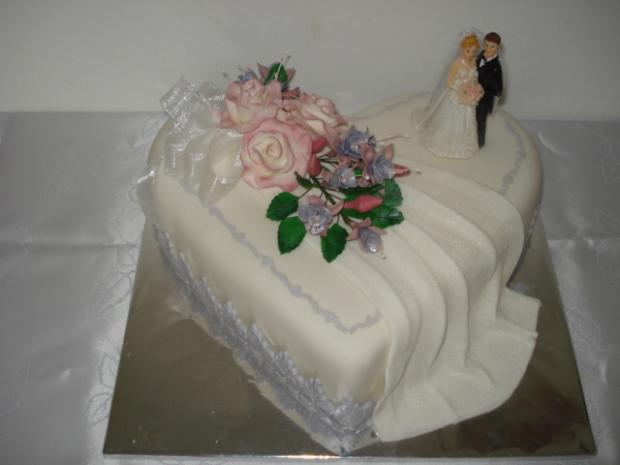 svadobná s fuchsiami, torta, Svadobné torty svadobná s fuchsiami, torta, Svadobné torty, Ivka71, 1