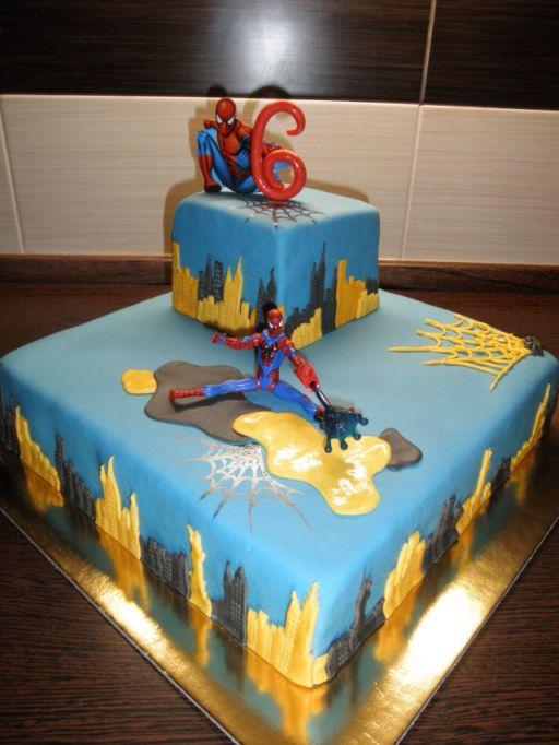 Spiderman v New Yorku, torta, Rozprávkové torty Spiderman v New Yorku, torta, Rozprávkové torty, Jana26, 1