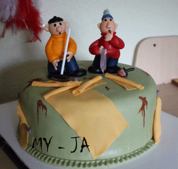 PAT A MAT - TAPETY, torta, Rozprávkové torty, Jankabankakotrbanka, 1