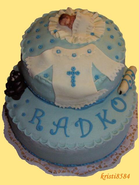Krstinová Radko, torta, Torty na krstiny, kristi8584, 1