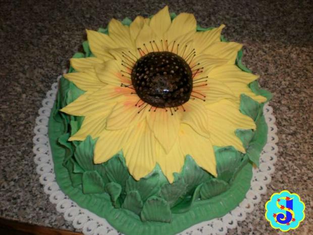 Slnečnica, torta, Narodeninové torty, Janka.S, 1