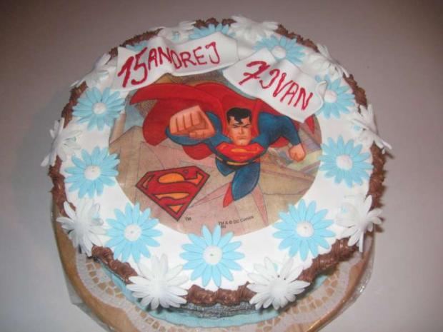 Superman, torta, Narodeninové torty Superman, torta, Narodeninové torty, Iva, 1
