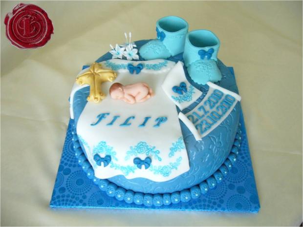 Krstiny s krížikom, torta, Torty na krstiny Krstiny s krížikom, torta, Torty na krstiny, lenkafab, 1