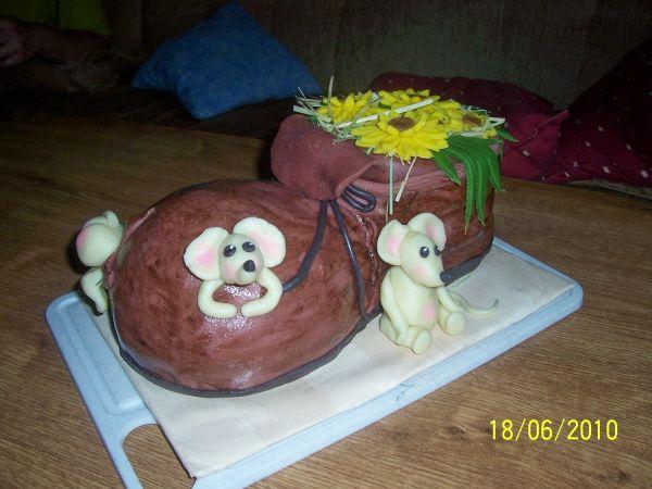 bota, torta, Narodeninové torty, paloma, 1