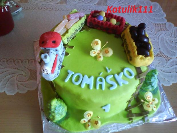 vláčik, torta, Torty autíčka, vláčiky, katulik111, 1
