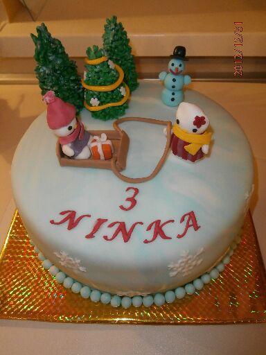 Vianočná Hello Kitty , torta, Rozprávkové torty, anblah, 1