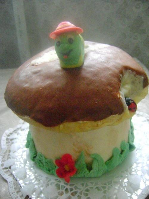 dubáčik aj s červíkom , torta, Narodeninové torty dubáčik aj s červíkom , torta, Narodeninové torty, Pettusa, 1