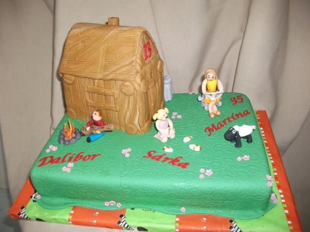 Drevenica a vseličo ine..., torta, Netradičné torty Drevenica a vseličo ine..., torta, Netradičné torty, Alenik, 1