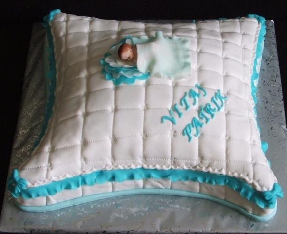 Vankúšik, torta, Torty na krstiny Vankúšik, torta, Torty na krstiny, atigram, 1