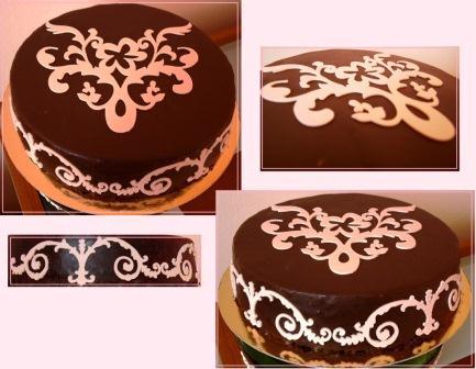 Torticka cokoladovo ruzova, torta, Čokoládové torty Torticka cokoladovo ruzova, torta, Čokoládové torty, OzdobyNaTorty, 1