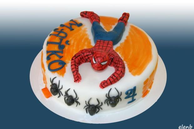Spiderman 1b, torta, Rozprávkové torty, Elen Bielikova, 1