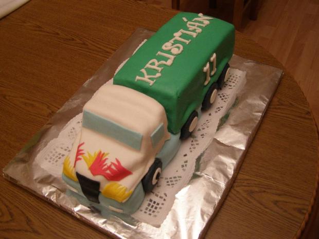 Kamion, torta, Torty autíčka, vláčiky, mmajinka, 1