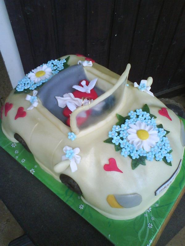 auto, torta, Svadobné torty auto, torta, Svadobné torty, Elza, 1