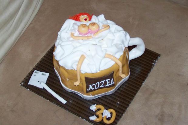 Pivovy pohar s prekvapenim 2, torta, Narodeninové torty Pivovy pohar s prekvapenim 2, torta, Narodeninové torty, 1deni11, 1