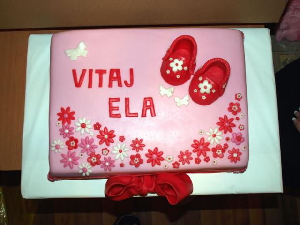 papučky, torta, Torty na krstiny, 77elis77, 1