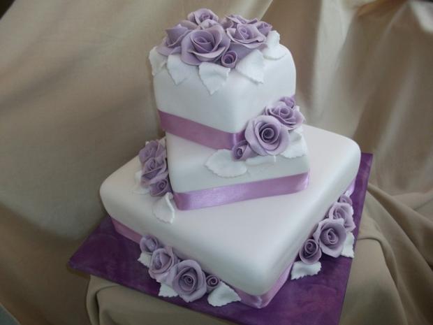 Svadobna fialova:-), torta, Svadobné torty Svadobna fialova:-), torta, Svadobné torty, Alenik, 1