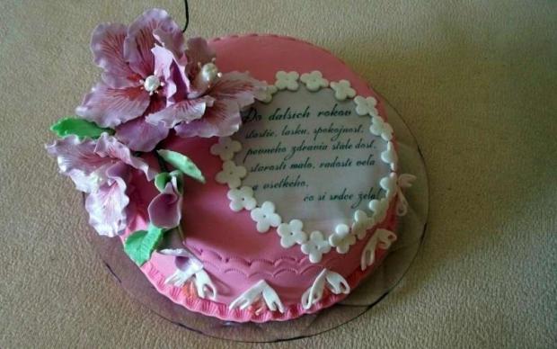 Narodeninová torta - 75 - iný pohľad, torta, Narodeninové torty Narodeninová torta - 75 - iný pohľad, torta, Narodeninové torty, elena.durkovska, 1