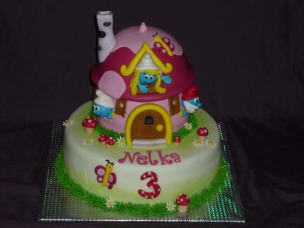 Smolkovia, torta, Rozprávkové torty Smolkovia, torta, Rozprávkové torty, kathka, 1