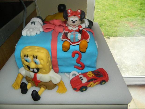 postavičky z rozprávok :), torta, Rozprávkové torty, Rosa21, 1