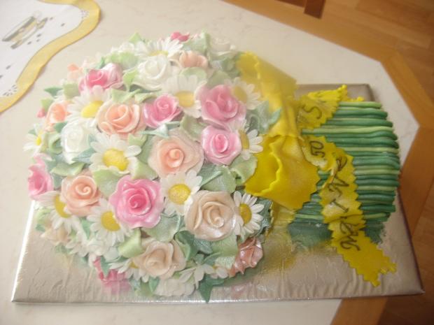 Na 50tku kytica, torta, Narodeninové torty Na 50tku kytica, torta, Narodeninové torty, Veronika N., 1