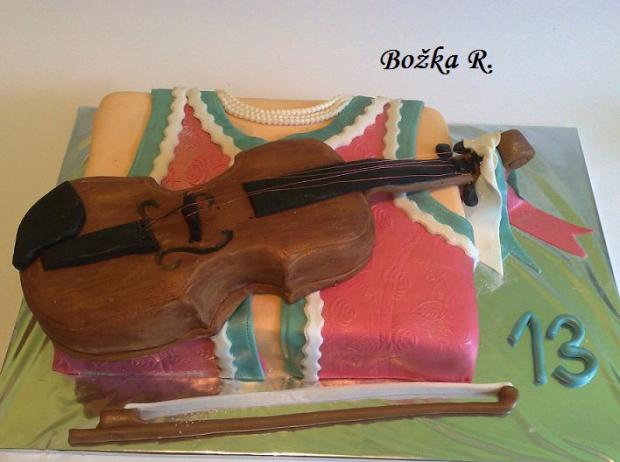 pre primášku terchovskej muziky, torta pre primášku terchovskej muziky, torta, Božka R., 1
