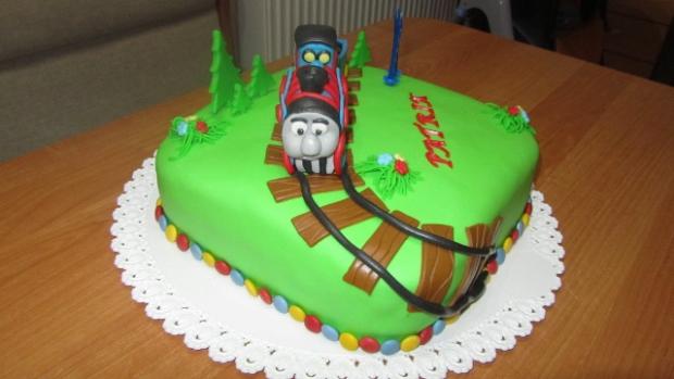 Vlacik Tomas, torta, Torty autíčka, vláčiky, gabrielamis, 1