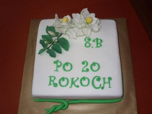 Stretávková, torta, Torty - škola, stužková, alampa, 1