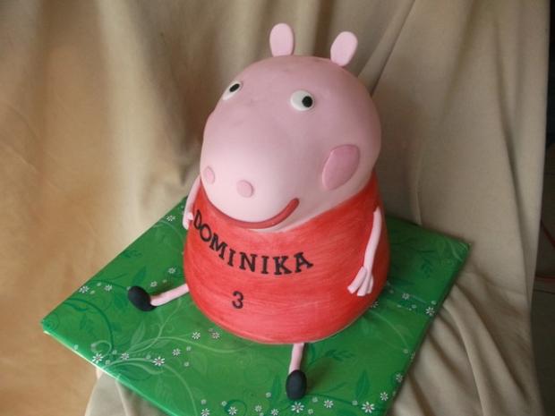 3D prasatko Pepina, torta, Rozprávkové torty 3D prasatko Pepina, torta, Rozprávkové torty, Alenik, 1