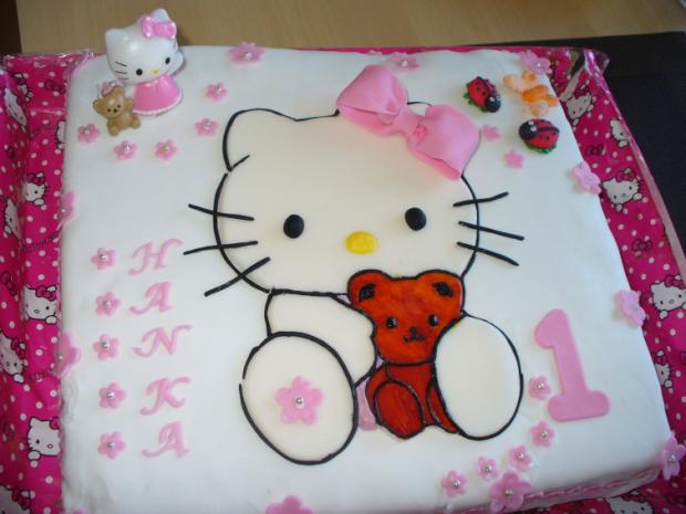 Helo Kitty, torta, Torty pre dievčatá, sintias, 1