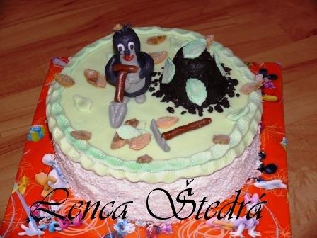 Krteček, torta, Rozprávkové torty Krteček, torta, Rozprávkové torty, Lenča Š., 1