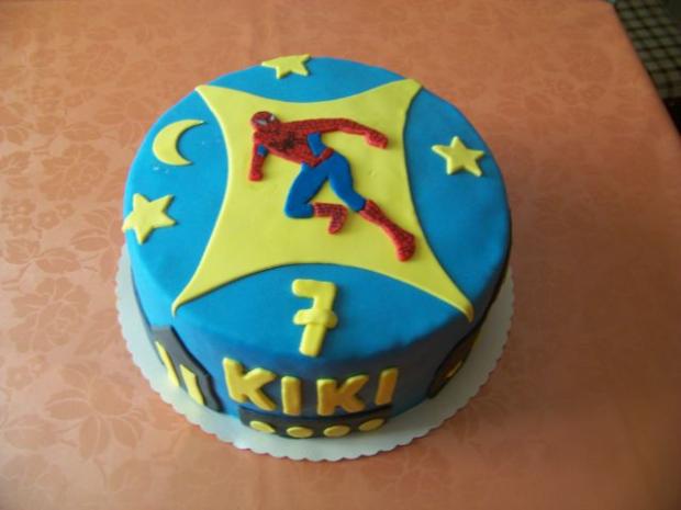 Spiderman, torta, Ostané torty pre deti, Kisko, 1