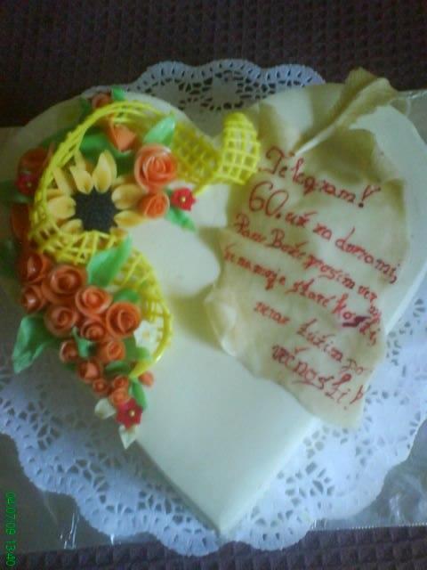 srdiecko s telegramom , torta, Narodeninové torty srdiecko s telegramom , torta, Narodeninové torty, Pettusa, 1