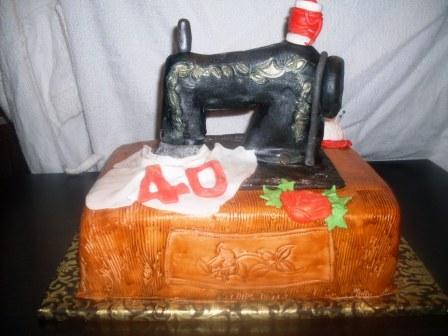 šijací stroj pre sestru, torta šijací stroj pre sestru, torta, martusa29, 1