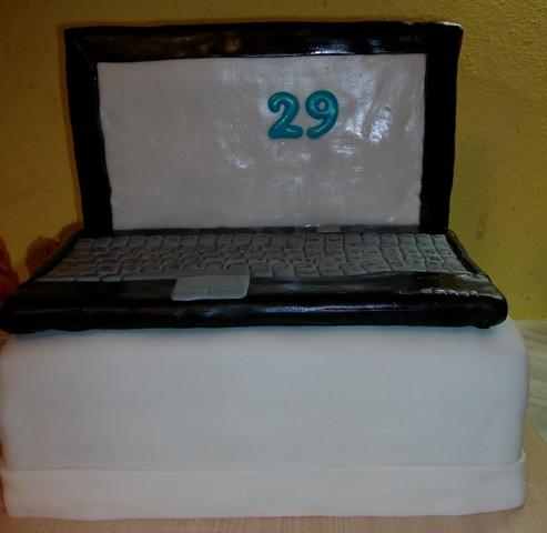 Notebook, torta, Netradičné torty Notebook, torta, Netradičné torty, adadonathova, 1