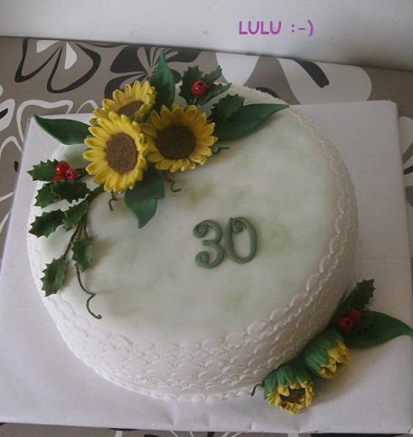 slnečnicová, torta, Narodeninové torty, tomova, 1