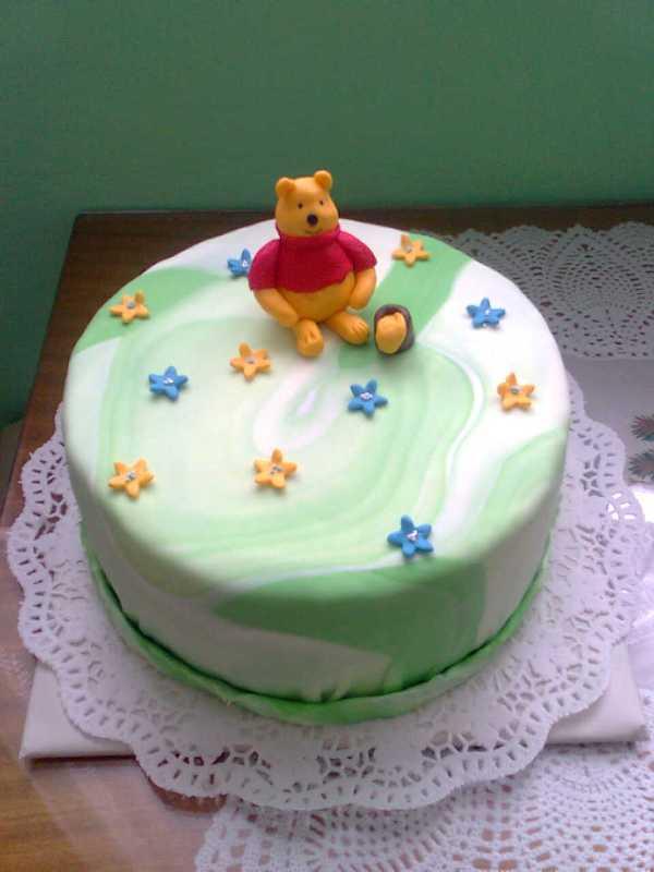 Macko Pu, torta, Rozprávkové torty, Andula, 1