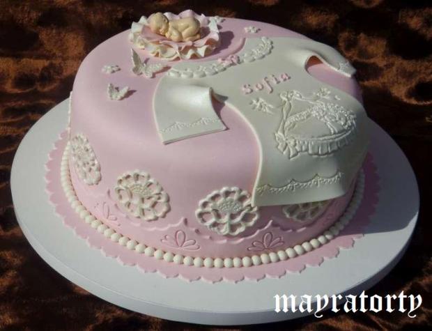 Pre Sofiu, torta, Torty na krstiny, mayra, 1