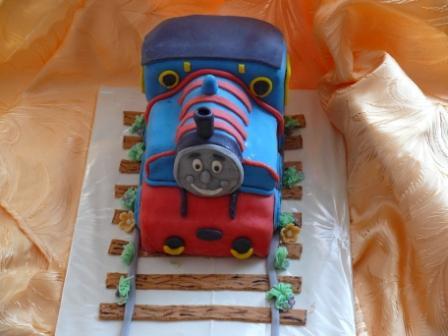 Mašinka Tomáš jiný pohled , torta, Torty autíčka, vláčiky, Lenča Š., 1