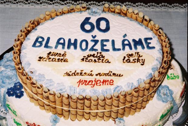 60-ka /2, torta, Narodeninové torty 60-ka /2, torta, Narodeninové torty, Primilka, 1