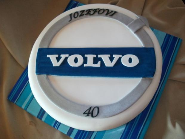 znak Volvo, torta, Netradičné torty znak Volvo, torta, Netradičné torty, Alenik, 1