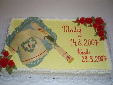 Matejovi, torta, Torty na krstiny Matejovi, torta, Torty na krstiny, Ivet, 1