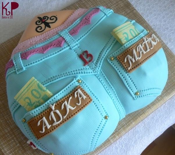 Ritka pre dvojičky, torta, Netradičné torty Ritka pre dvojičky, torta, Netradičné torty, batora30, 1