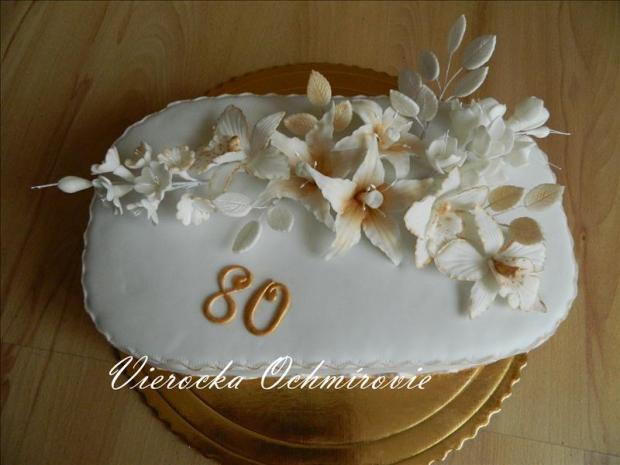 bielo zlatá, torta, Narodeninové torty, vierocka35, 1