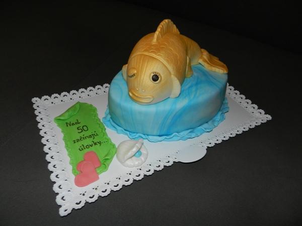 Zlatá rybka, torta, Netradičné torty Zlatá rybka, torta, Netradičné torty, Janette 35, 1