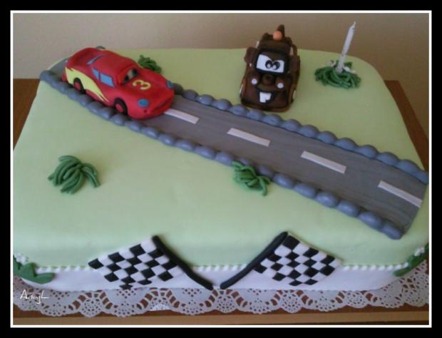 cars k narodeninám, torta, Torty autíčka, vláčiky cars k narodeninám, torta, Torty autíčka, vláčiky, AnajL, 1