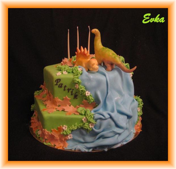 Dinovia pre Paťuška, torta, Torty so zvieratkami Dinovia pre Paťuška, torta, Torty so zvieratkami, stanikovaeva, 1