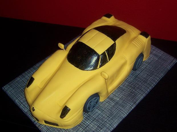 Ferrari yellow :-), torta Ferrari yellow :-), torta, jazvinka, 1