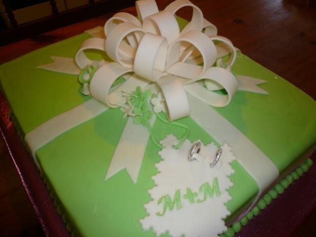 Mašľa detail, torta, Svadobné torty, kvanova, 1