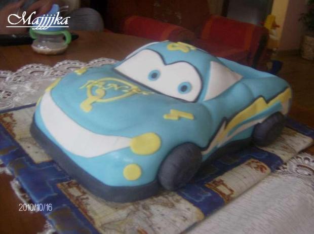 Mc Queen -modry, torta, Torty autíčka, vláčiky, MajaArt Cakes, 1