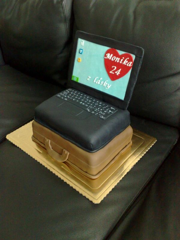 netbook, torta, Netradičné torty netbook, torta, Netradičné torty, Stelka33, 1